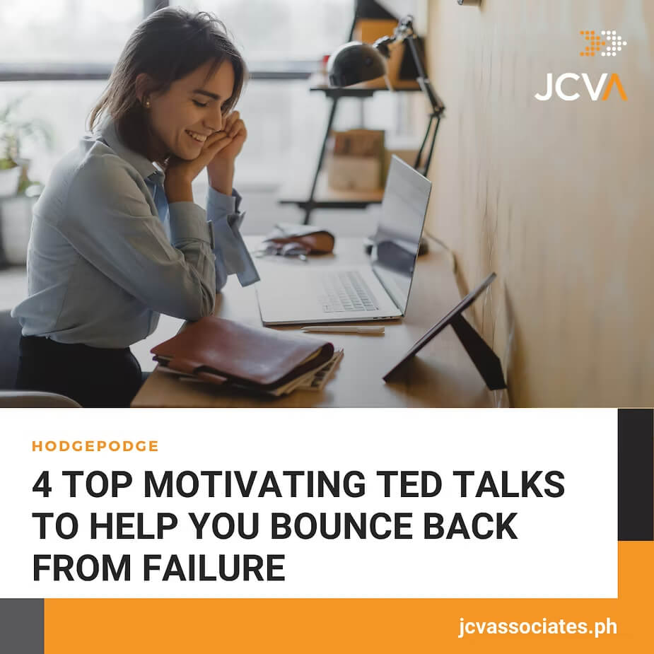 4 Top Motivating TED Talks To Help You Bounce Back From Failure