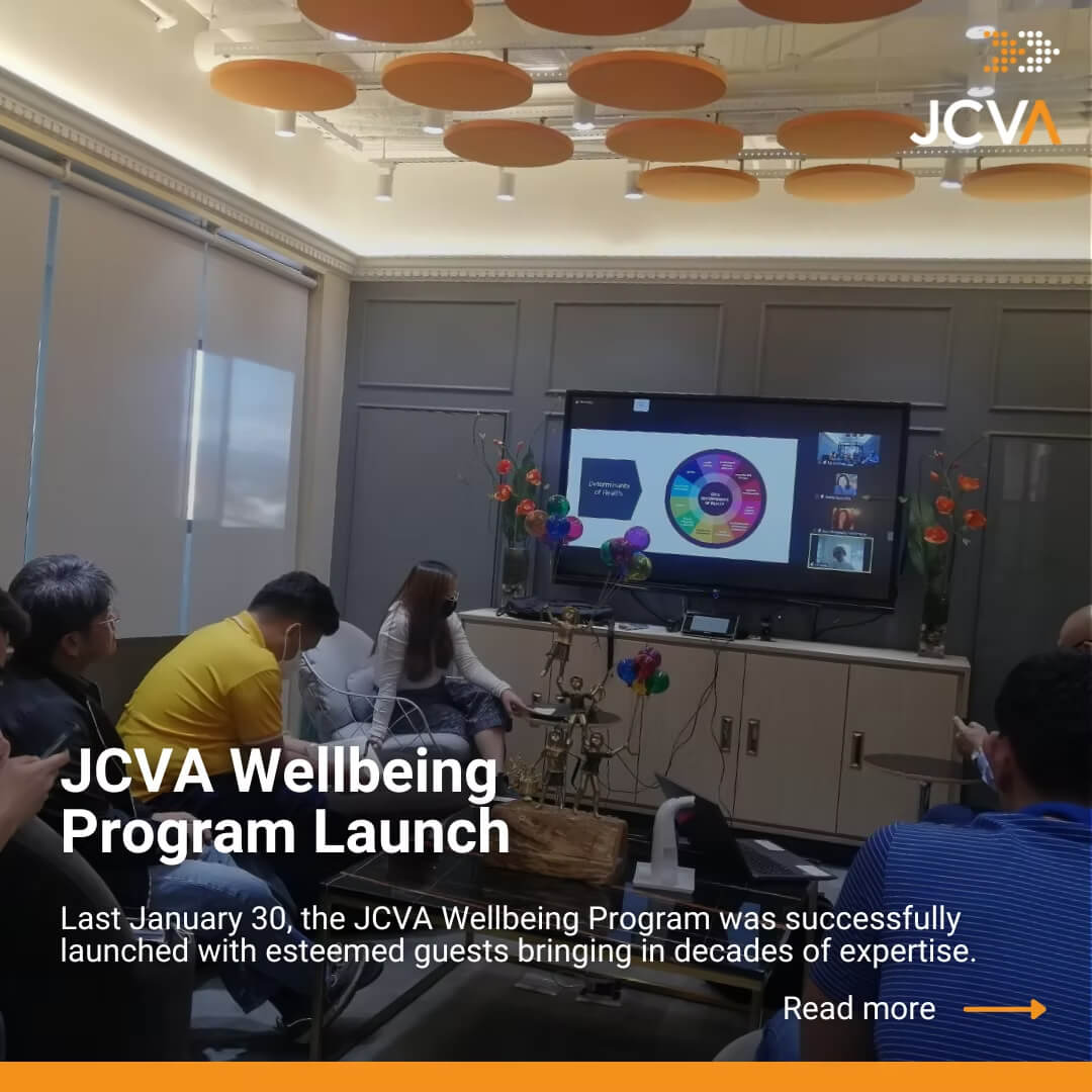JCVA Wellbeing Program Launch