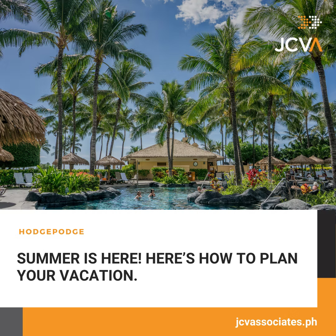 Summer is here! Here’s how to plan your vacation