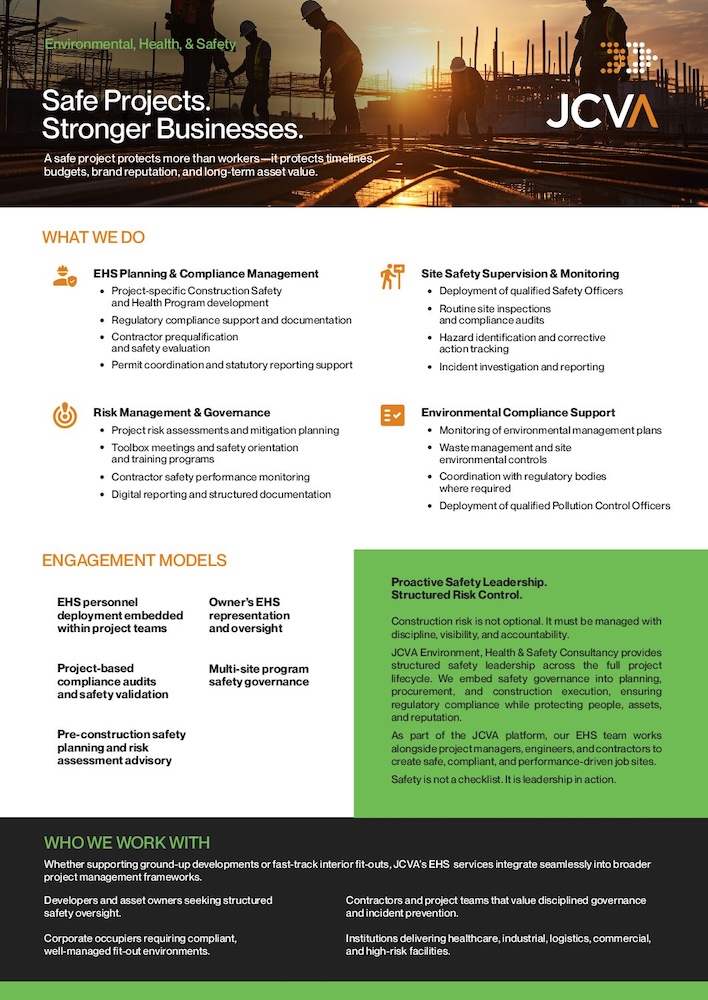 JCVA At A Glance - Environment, Health, and Safety